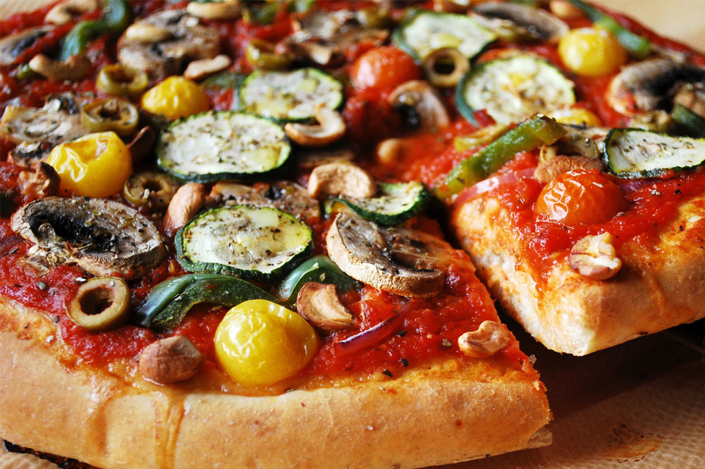 Вегетарианская пицца: виды, рецепты