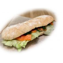 Чиабатта с лососем