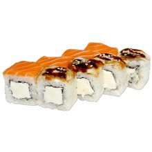 Филадельфия лосось и угорь ролл