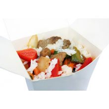 Говядина с рисом и овощами