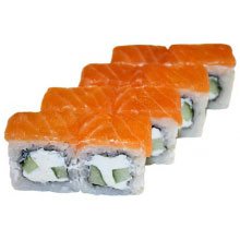 Филадельфия с огурцом ролл