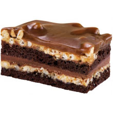 Пирожное карамельно-ореховое