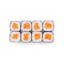 Ролл с копченым лососем