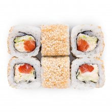 Цезарь ролл с лососем