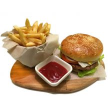 White Burger Комбо